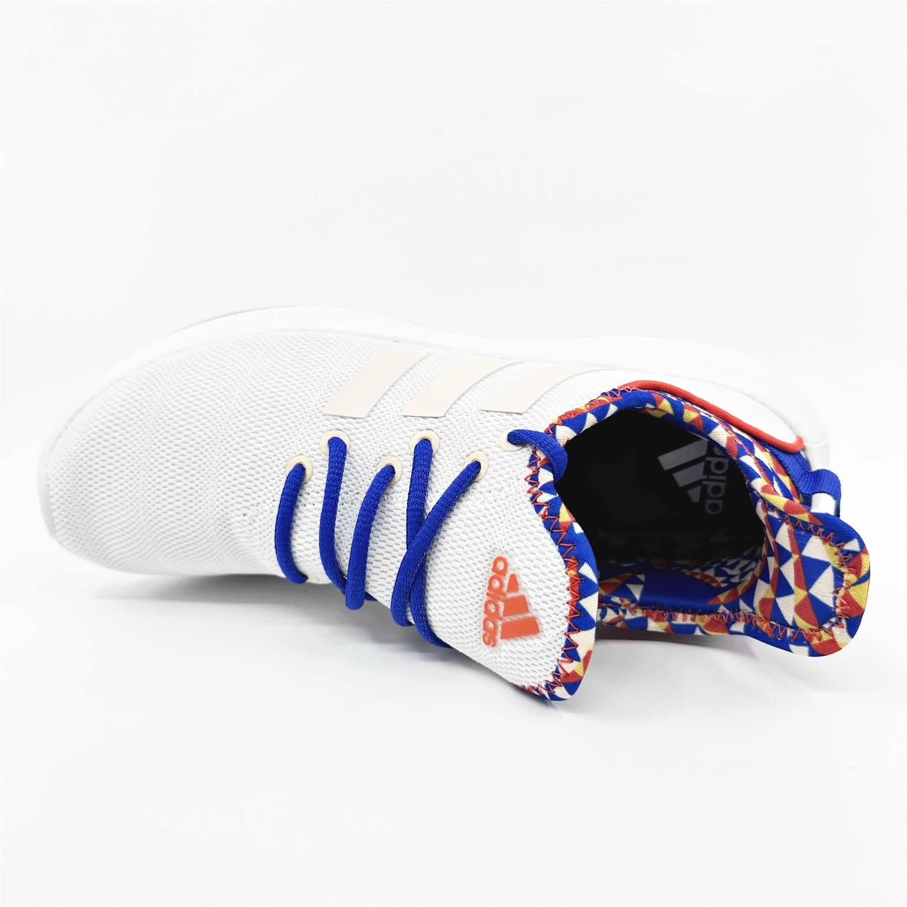 Adidas Cloudfoam Pure SPW Cloud White Orange Red Womens Athletic Sneakers (IE8525)