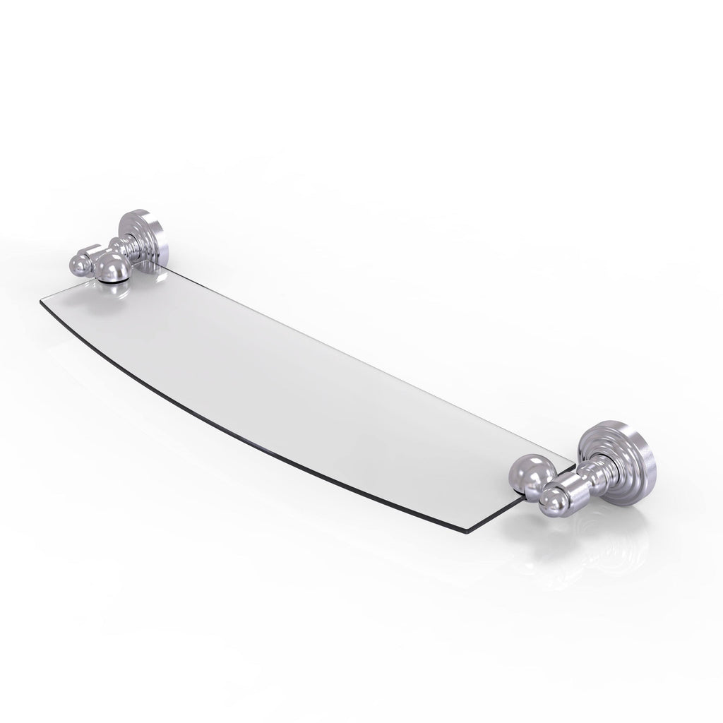 18 inch Glass Shelf Matte Gray Y3034