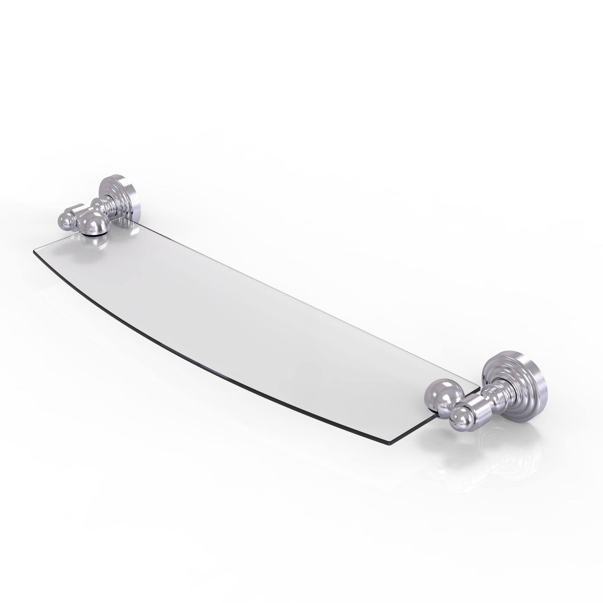 18 inch Glass Shelf Matte Gray Y3034