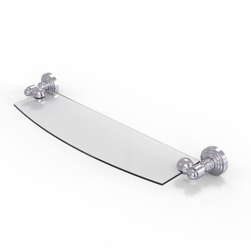 18 inch Glass Shelf Matte Gray Y3034