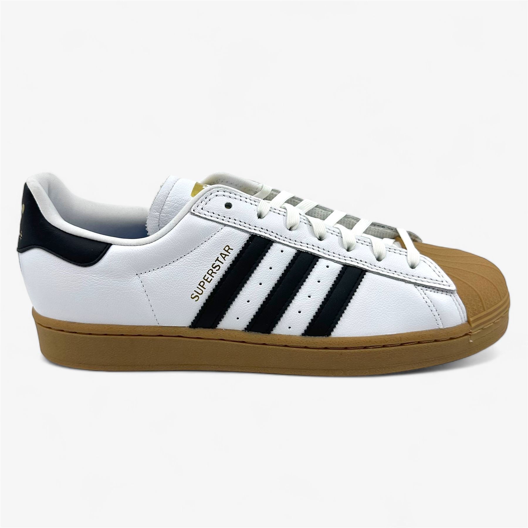 Adidas Superstar ADV White Black Gum Mens Size 11.5 Athletic Sneaker (IE0669)