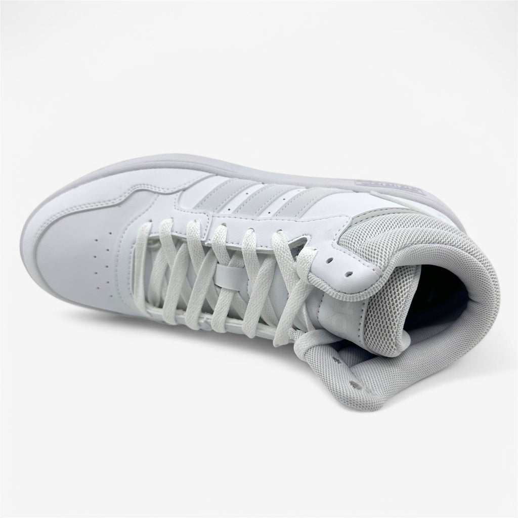 Adidas Hoops 3.0 Mid Cloud White Dash Grey Womens Athletic Sneaker (GW5457)