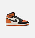 Air Jordan 1 Retro High OG Shattered Backboard Kids' Shoes - Black/Orange