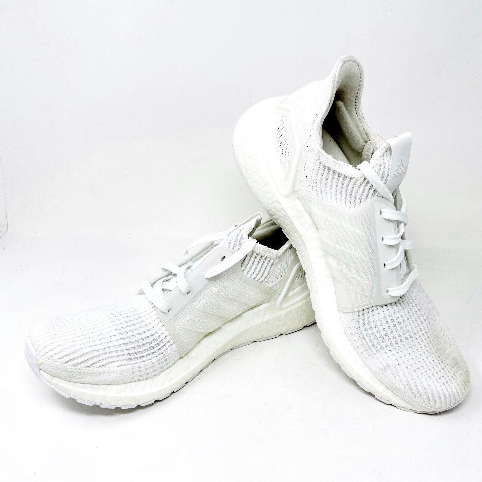 Adidas UltraBoost 19 Triple White Mens Size 8.5 Running Sneakers G54008