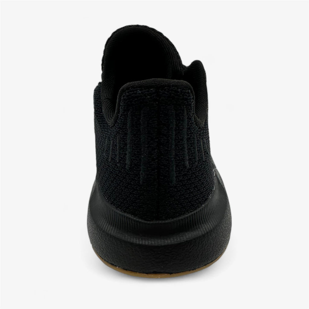 Adidas Swift Run 1.0 EL Triple Black Baby Toddler Athletic Sneaker (IF2958)