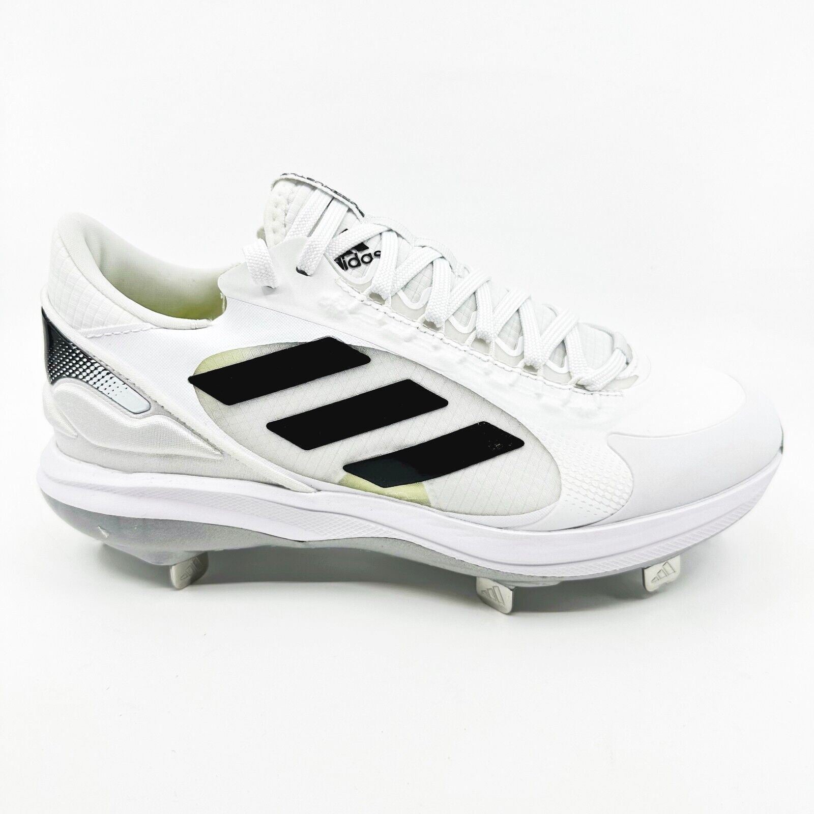 Adidas Purehustle 2 Elite White Black Womens Metal Softball Cleats (FY4393)