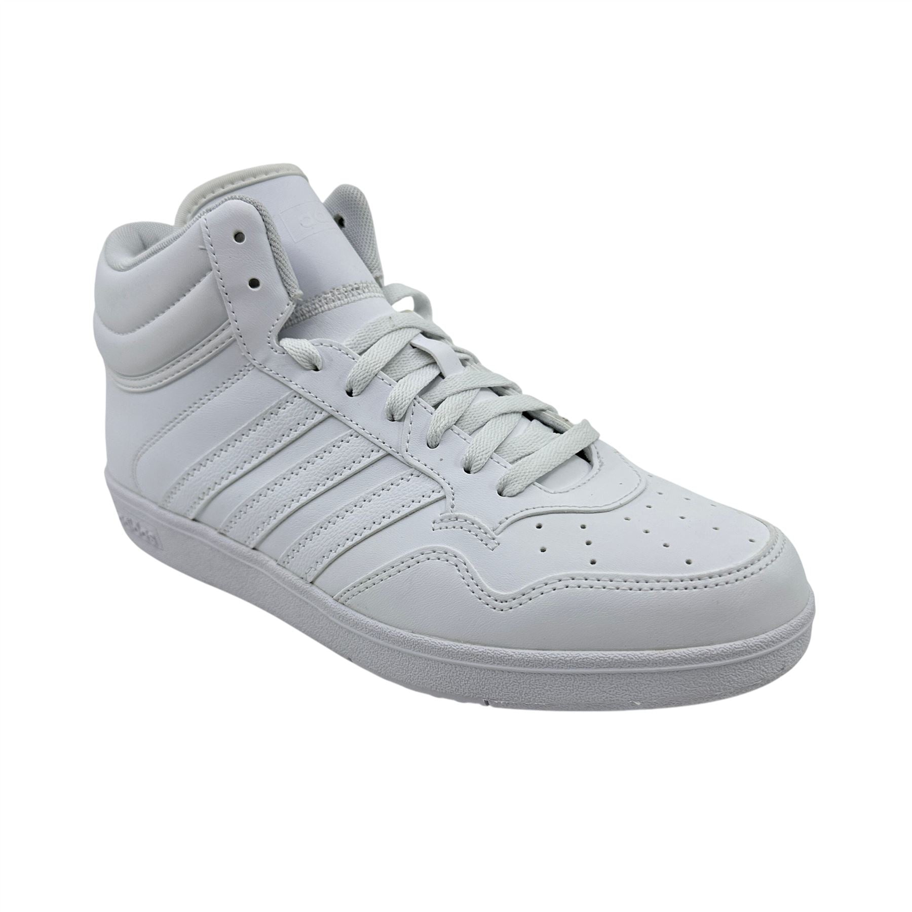 Adidas Hoops 4.0 Mid White Mens Athletic Sneaker (JQ9996)