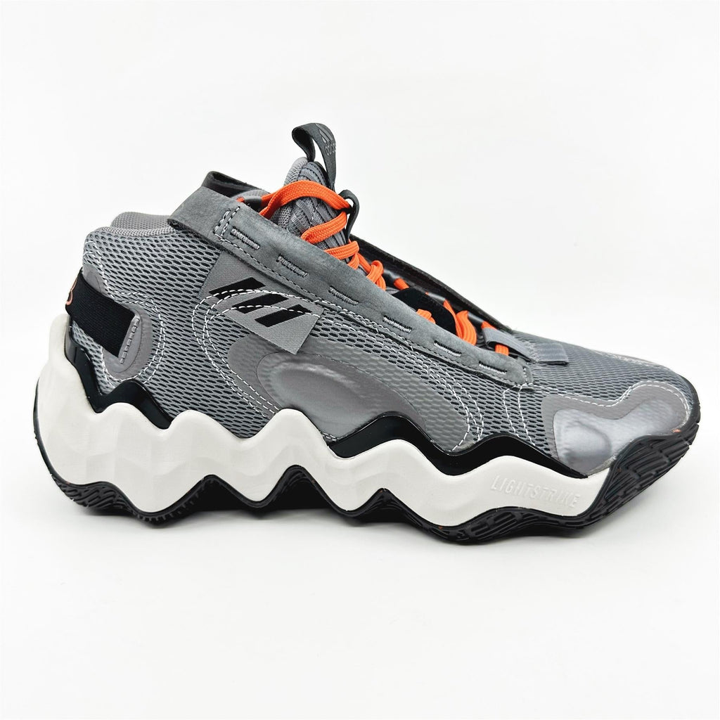 Adidas Exhibit B Candace PE Grey Impact Orange Womens Athletic Sneaker (GZ2351)