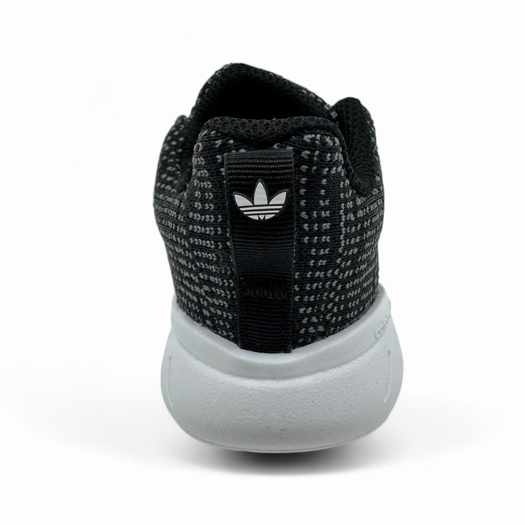 Adidas Swift Run 22 EL Black White Baby Toddler Athletic Sneaker (GW8184)