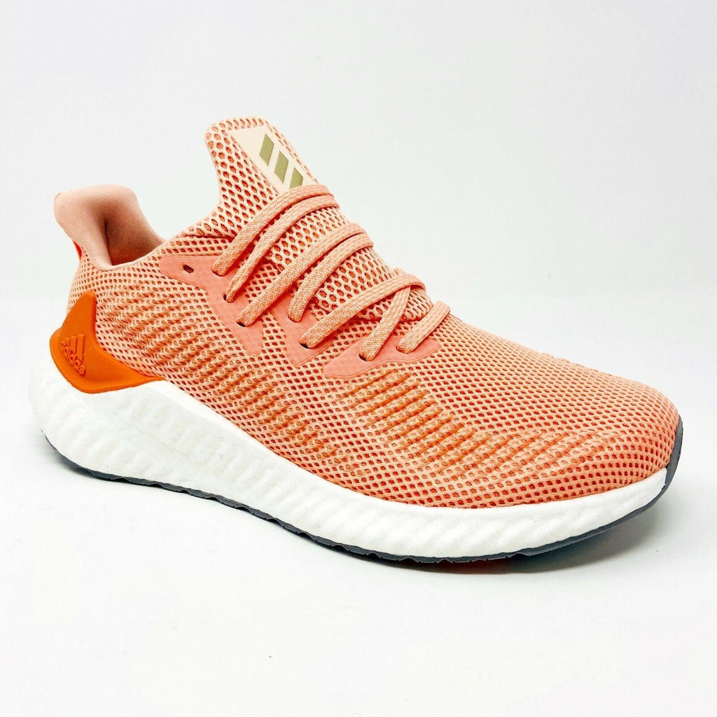 Adidas Alphaboost Semi Coral Glow Pink Mens Running Shoes Sneakers F33947
