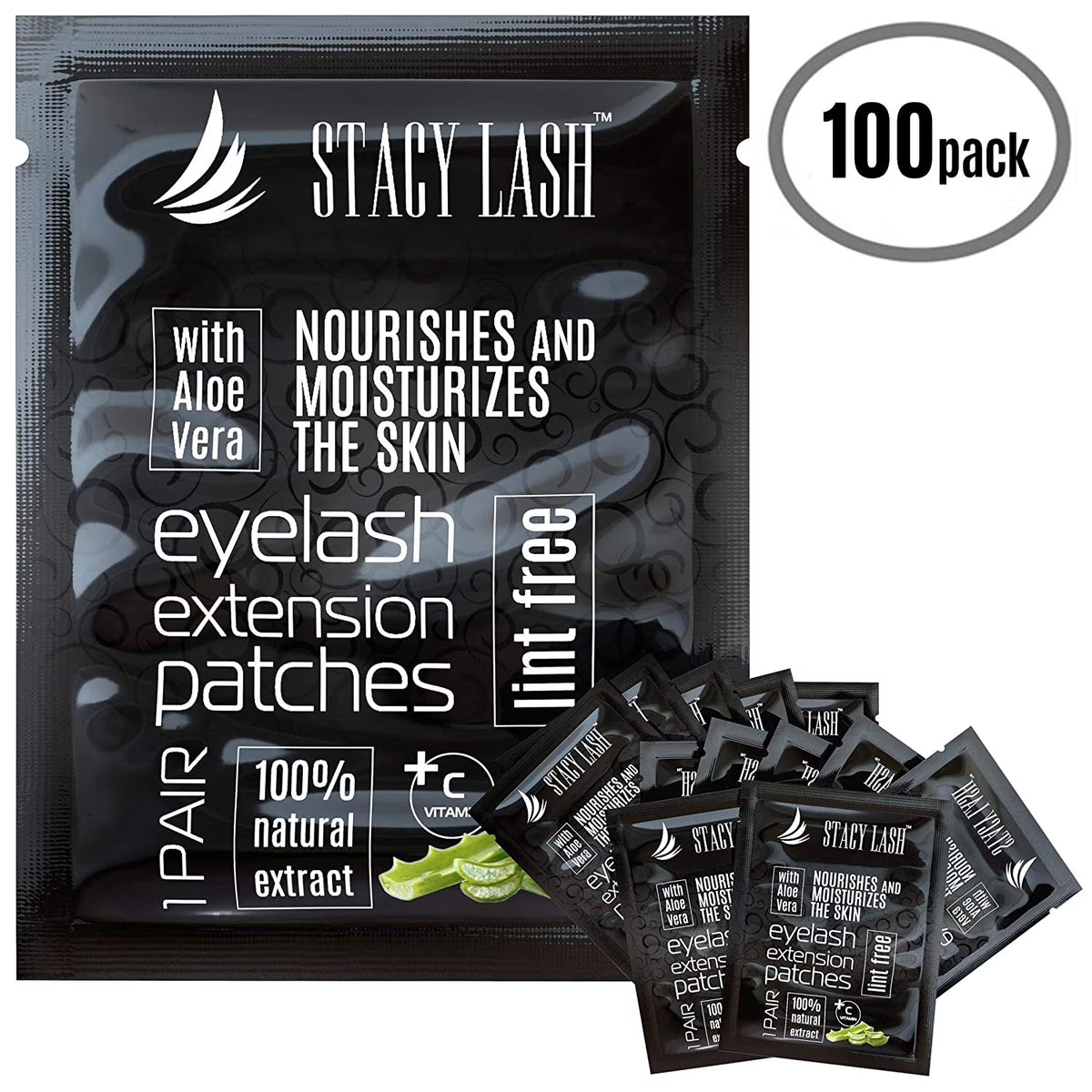 100 Pairs Under Eye Gel Pads with Vitamin C and Aloe Vera L859