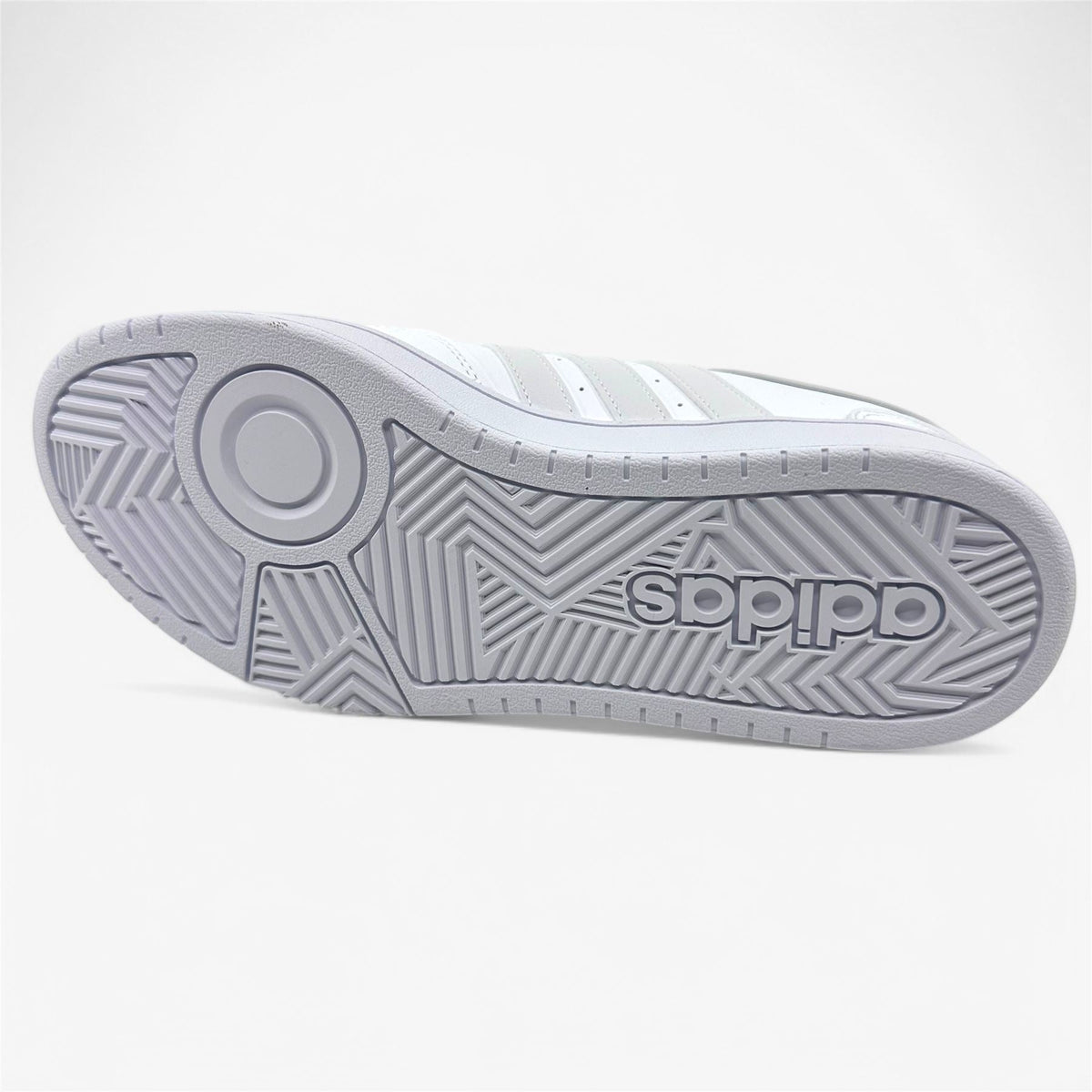 Adidas Hoops 3.0 Cloud White Dash Grey Womens Athletic Sneaker (GW3036)