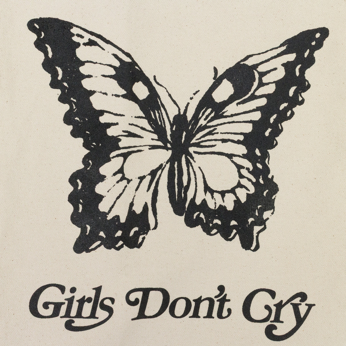 IVORY BUTTERFLY TOTE BAG