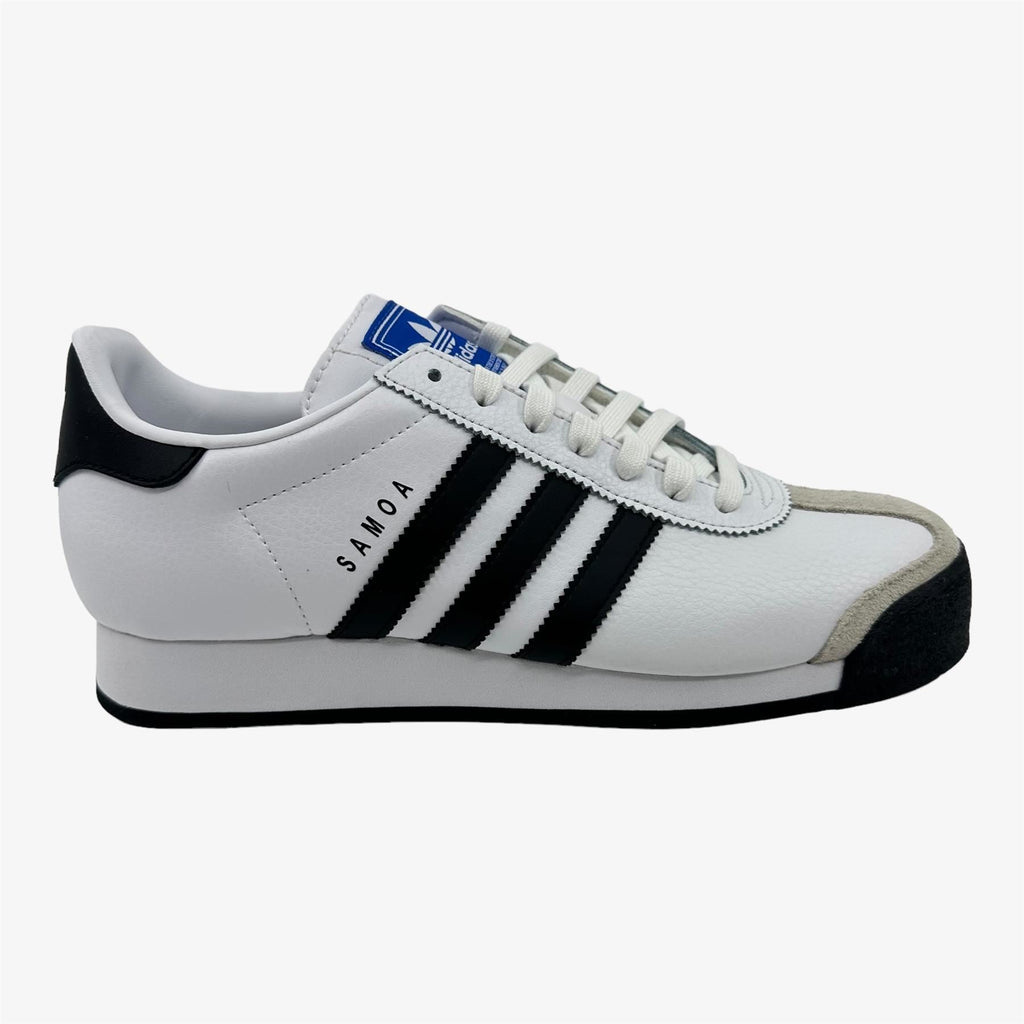 Adidas Samoa White Black Mens Athletic Sneakers (675033)