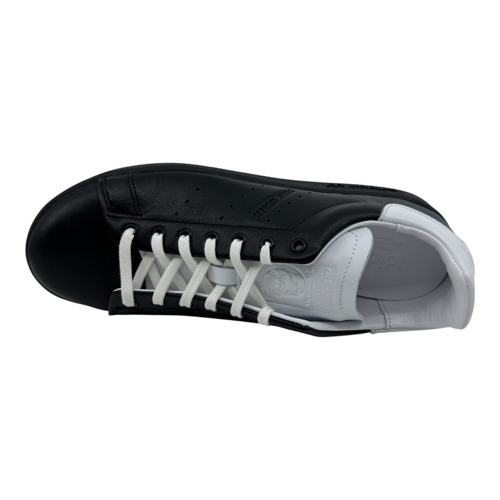 Adidas Stan Smith Lux Core Black Cloud White Mens Athletic Sneaker (JH9719)