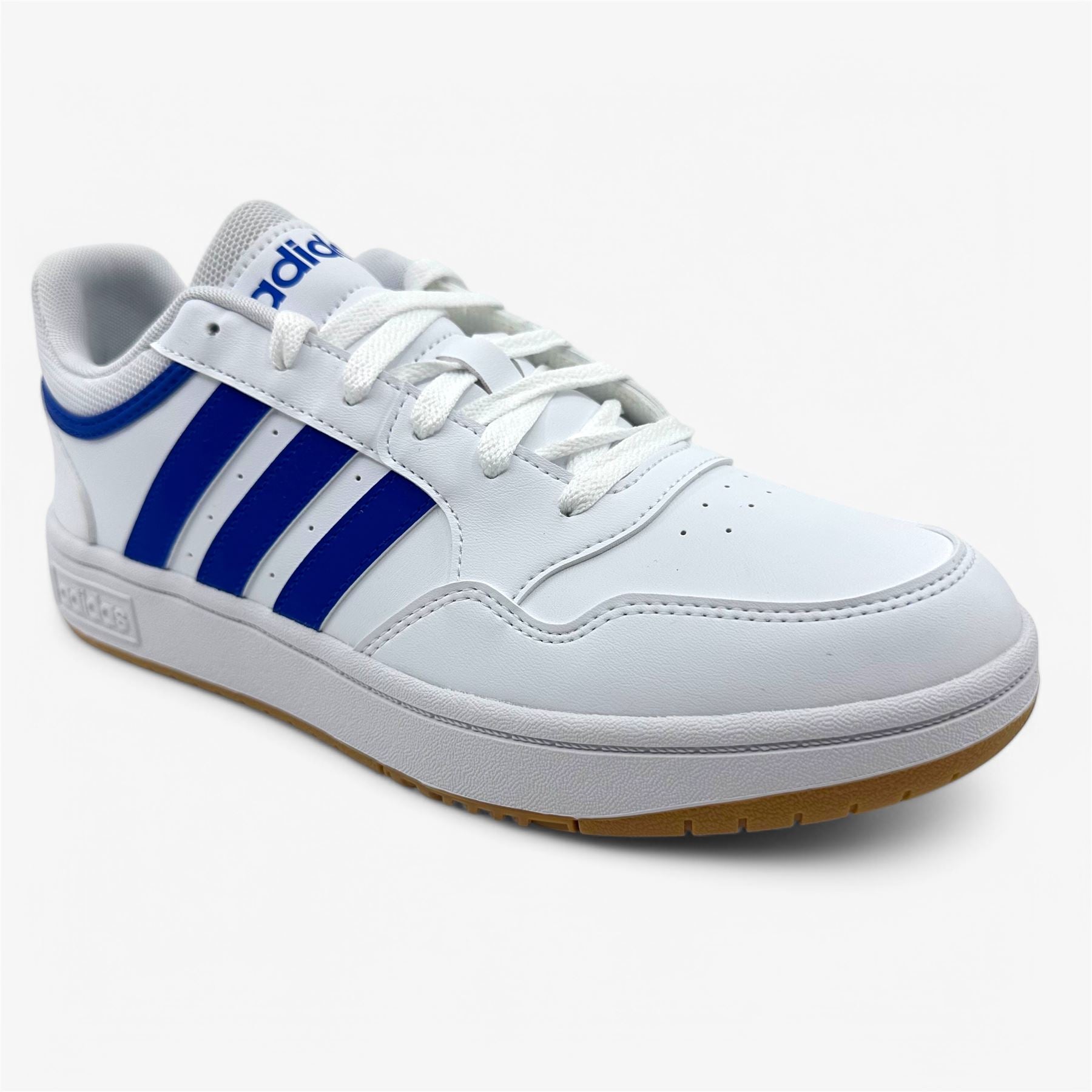 Adidas Hoops 3.0 Cloud White Royal Blue Mens Athletic Sneaker (GY5435)