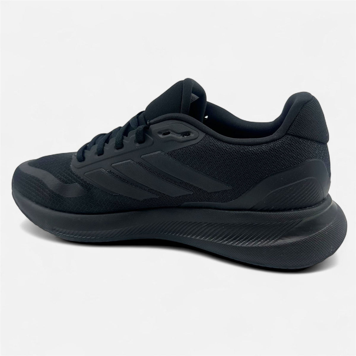 Adidas Runfalcon 5 Triple Black Womens Athletic Sneaker (IE8828)