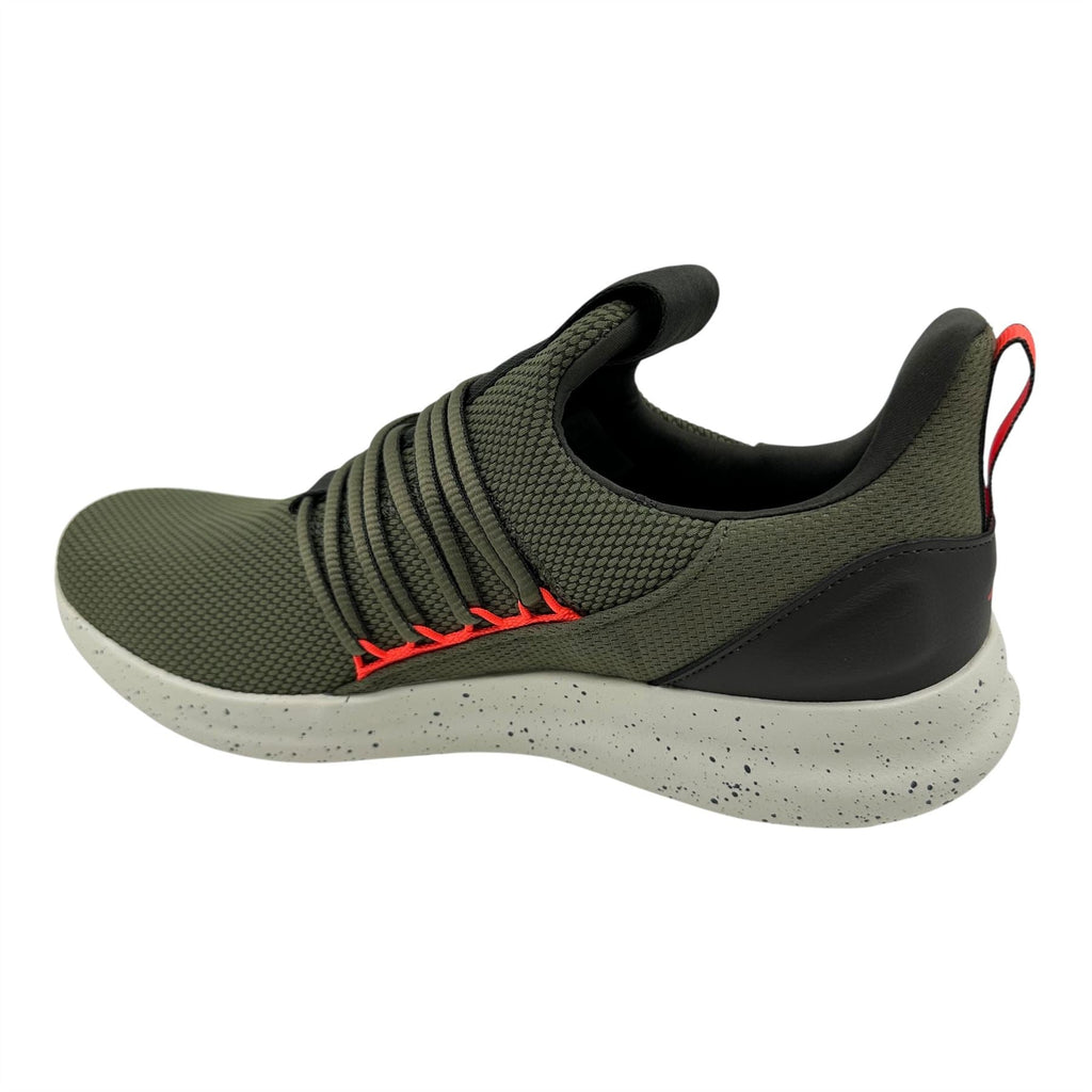 Adidas Lite Racer Adapt 7.0 Olive Strata Solar Red Mens Athletic Sneaker (IH7723)