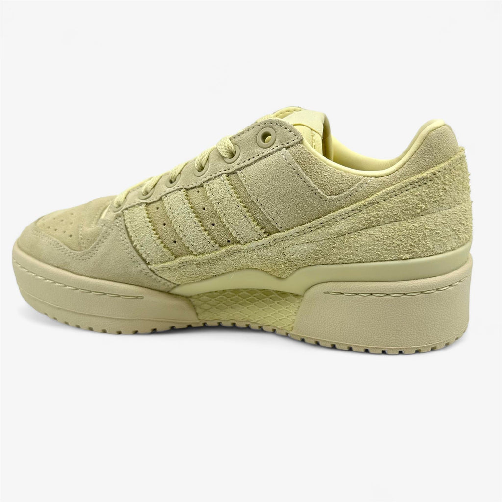 Adidas Forum Bold Stripes Yellow Beige Cream Womens Athletic Sneaker (ID3154)