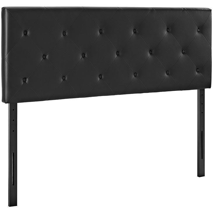 Black Full Vinyl Headboard T692056