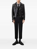 Thom Browne rib-stitch RWB-stripe cardigan