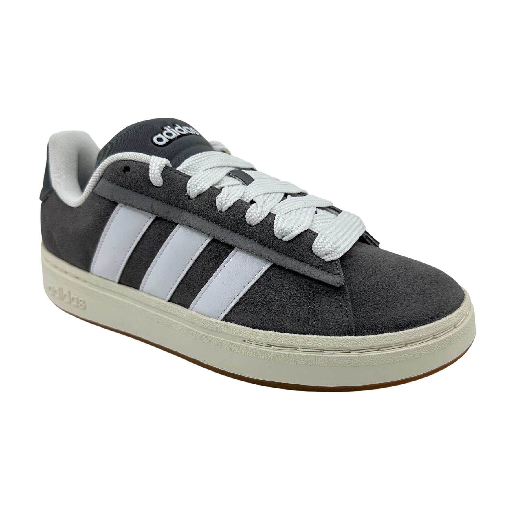 Adidas Grand Court Alpha 00s Grey Cloud White Mens Athletic Sneaker (JR0542)