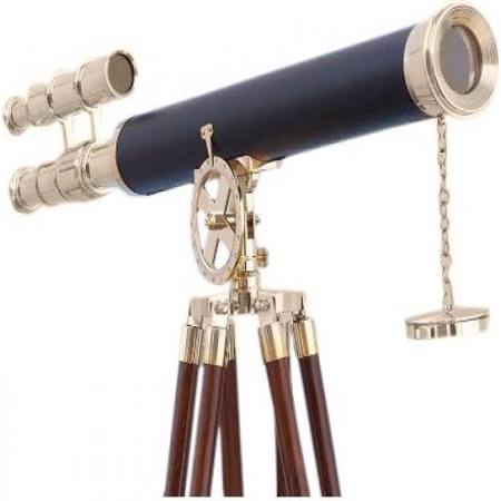 Brass Floor Standing Telescope U8742