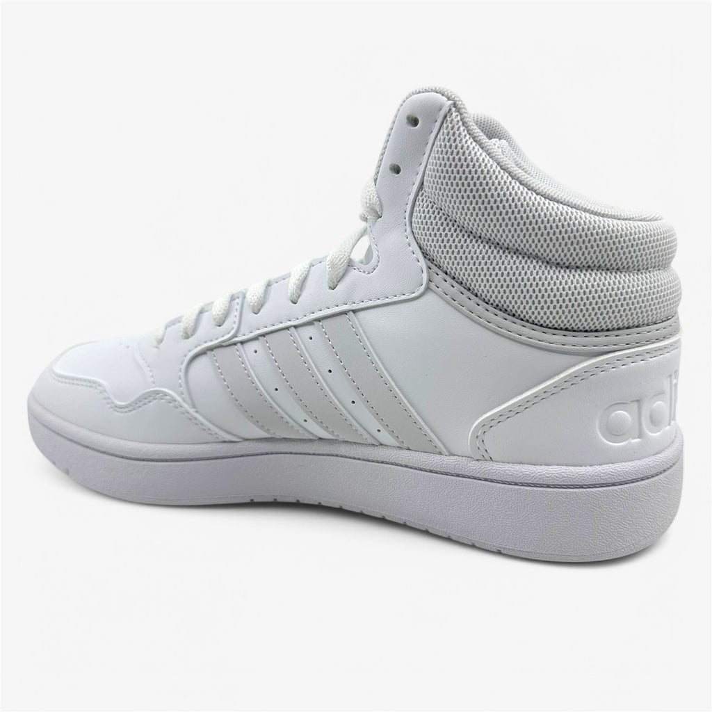 Adidas Hoops 3.0 Mid Cloud White Dash Grey Womens Athletic Sneaker (GW5457)