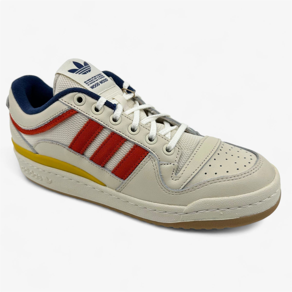Adidas Forum Low WoodWood Off White Burnt Orange Mens Size 8 Athletic Sneaker (H06448)