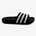 Adidas Adilette Aqua Black White Womens Athletic Slip-On (F35543)