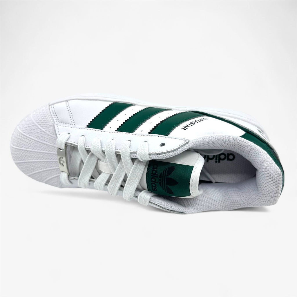 Adidas Superstar XLG White Collegiate Green Mens Athletic Sneaker (IE0760)