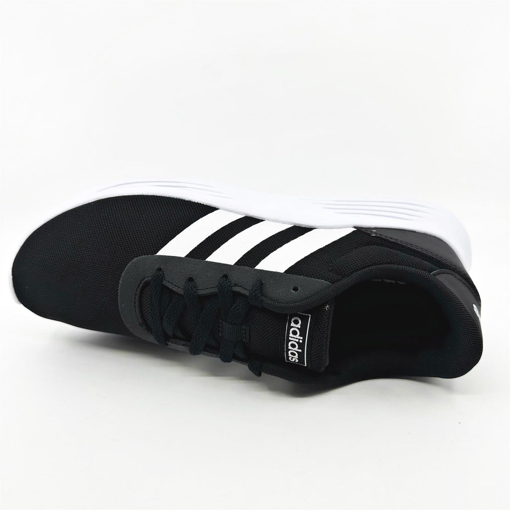 Adidas Lite Racer 2.0 Core Black Core White Mens Athletic Sneakers (EG3283)