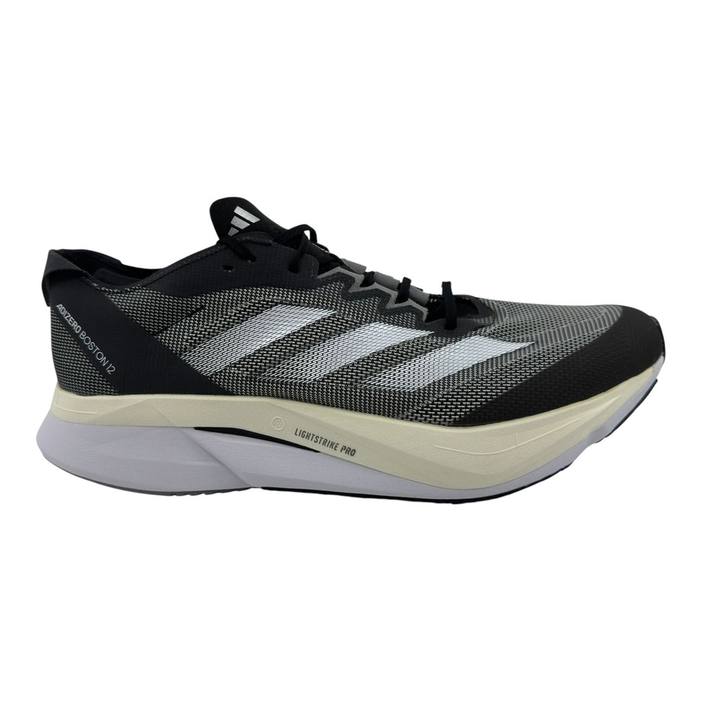 Adidas Adizero Boston 12 Black White Mens Athletic Sneaker (ID4234)