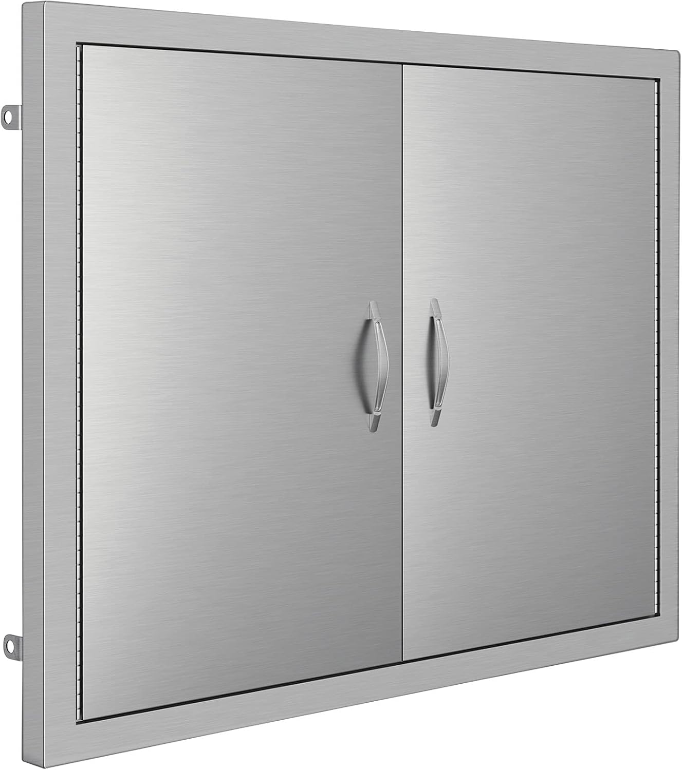 BBQ Double Access Door 31W x 24H Inch Stainless Steel Outdoor Kitchen Door Z499594