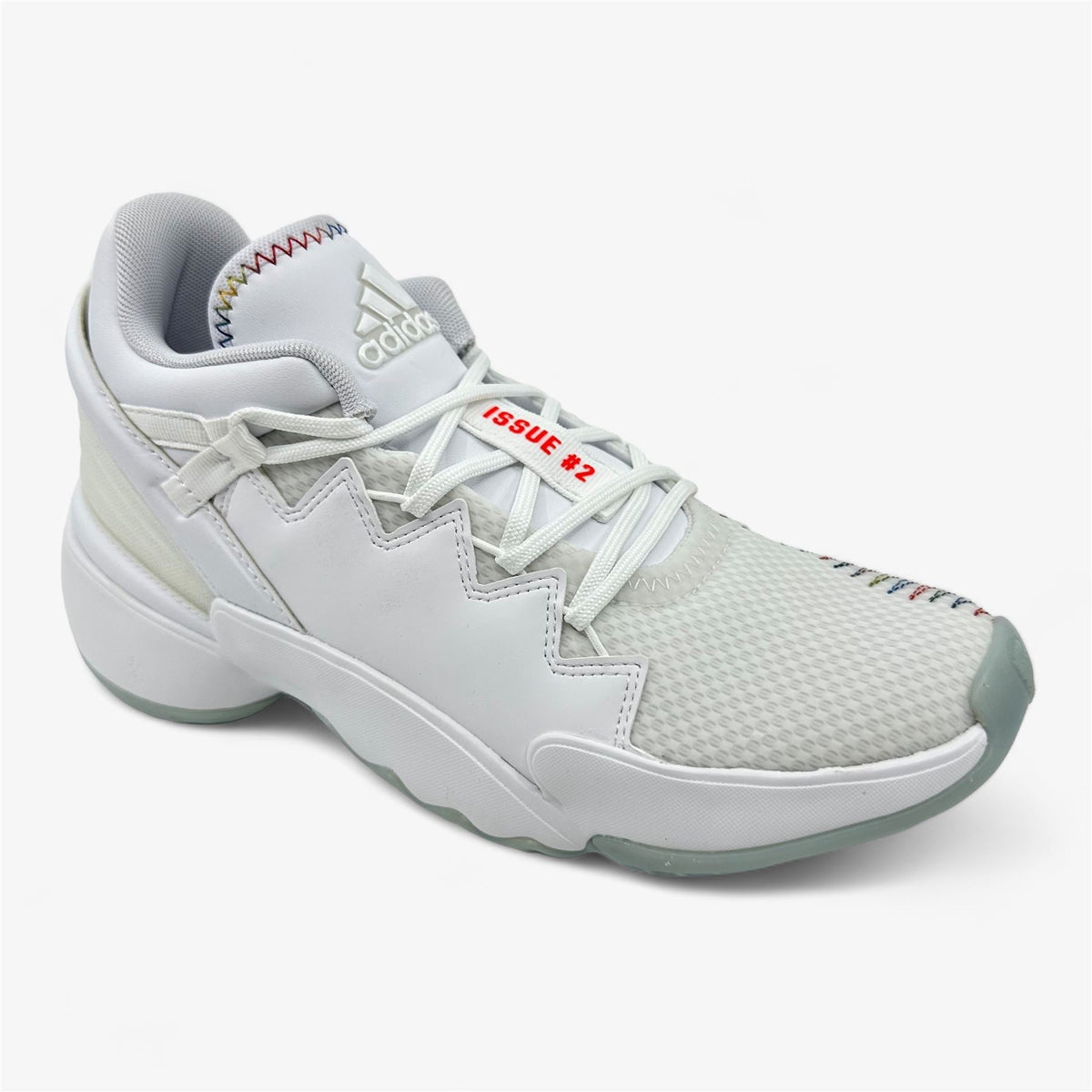Adidas D.O.N. Issue 2 Christmas Pack Cloud White Kids Athletic Sneaker (FZ1892)