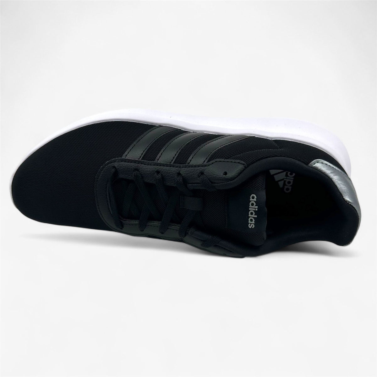 Adidas Lite Racer 3.0 Black White Womens Athletic Sneaker (GY0699)