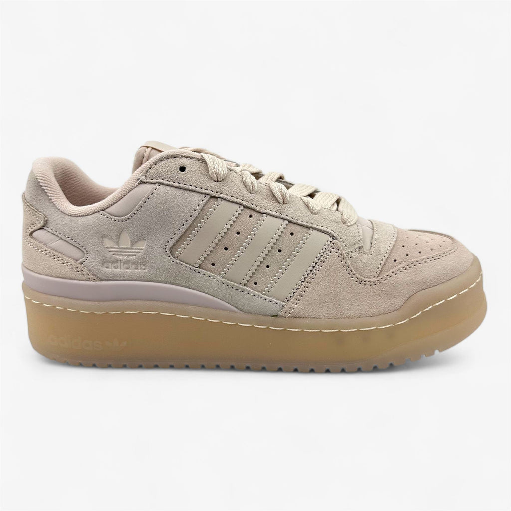 Adidas Forum Bold Stripes Putty Mauve Cream White Womens Athletic Sneaker (IF7222)