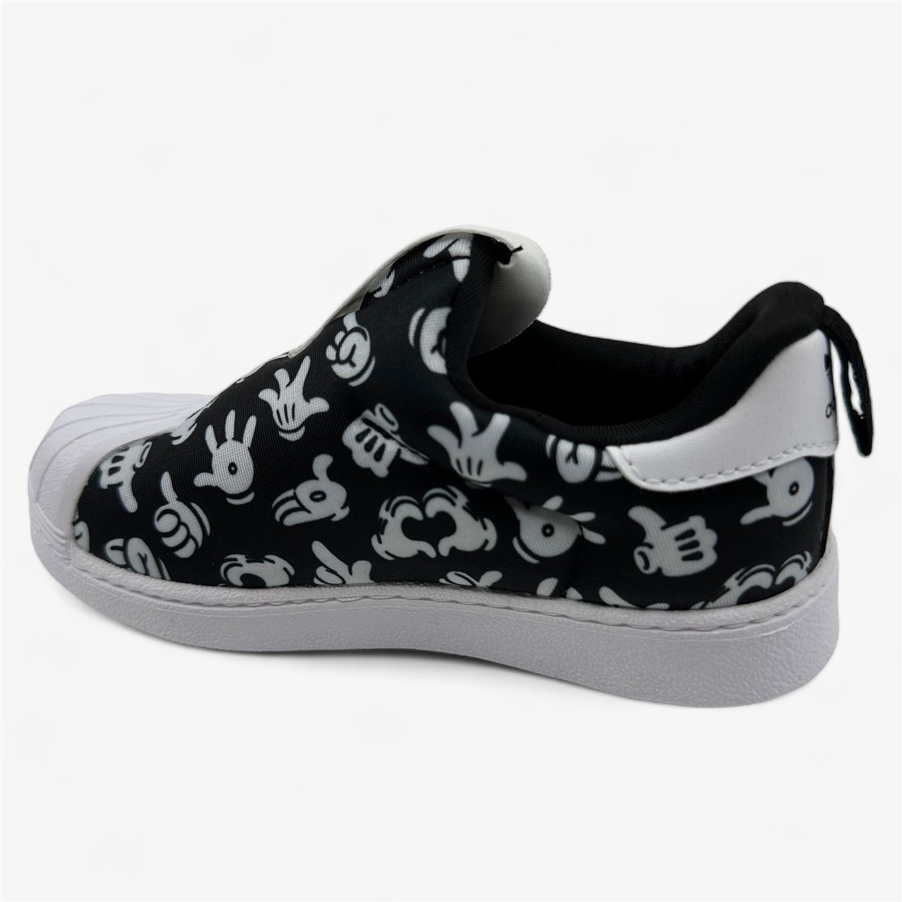 Adidas Superstar 360 Black White Baby Toddler Athletic Disney Sneaker (GX1873)