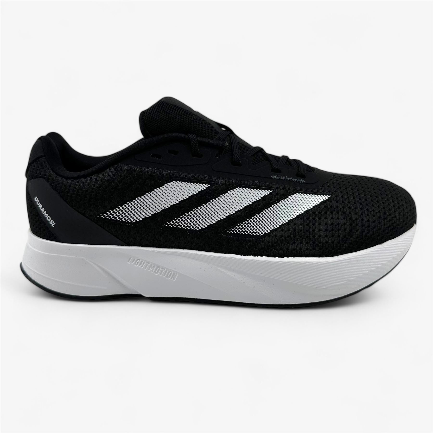 Adidas Duramo SL Core Black Cloud White Womens Wide Athletic Sneaker (IG0310)