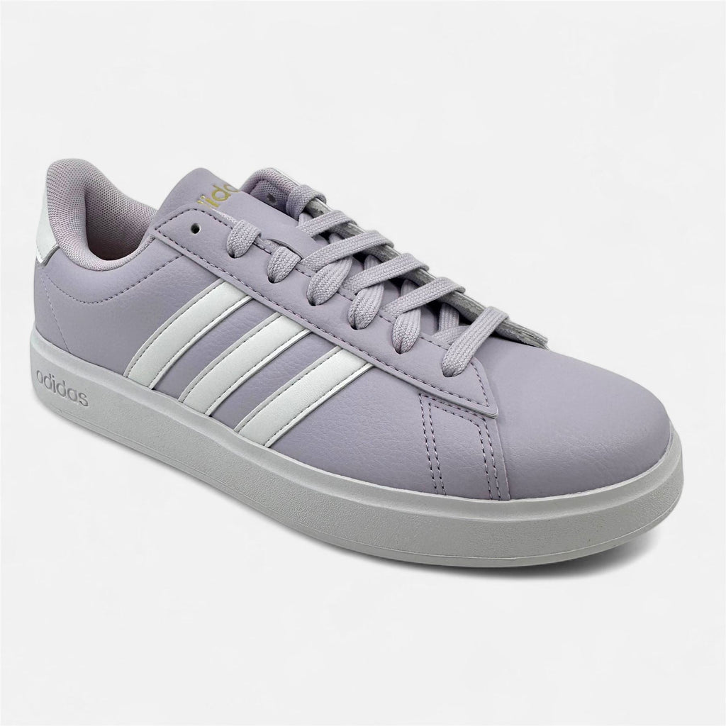 Adidas Grand Court 2.0 Silver Dawn Cloud White Womens Athletic Sneaker (ID4478)