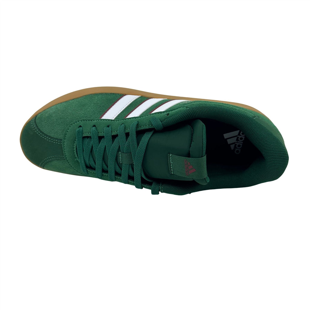 Adidas VL Court 3.0 Dark Green White Mens Athletic Sneaker (IH4790)