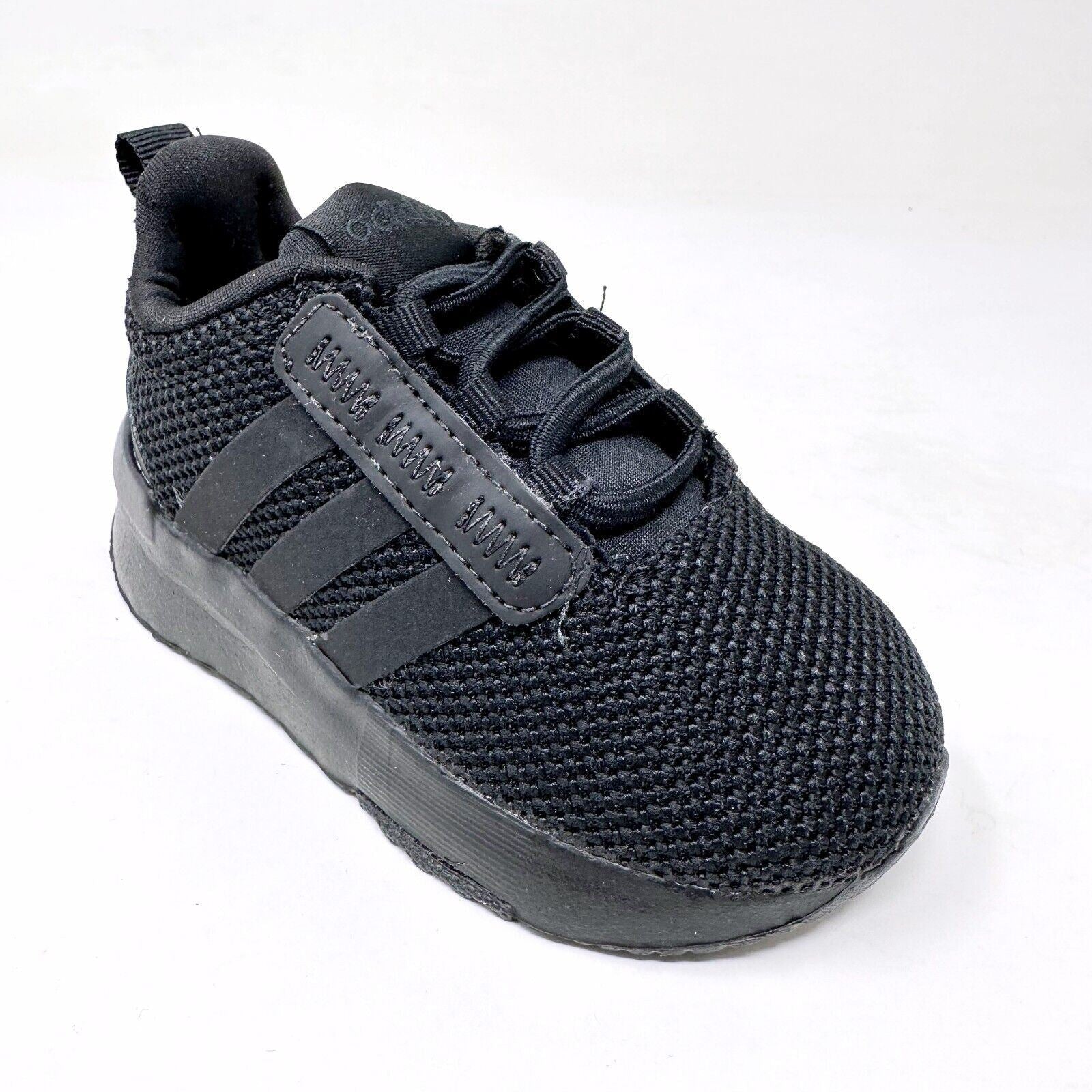 Adidas Racer TR21 Triple Black Infant Baby Size 5 Casual Sneakers GZ9129