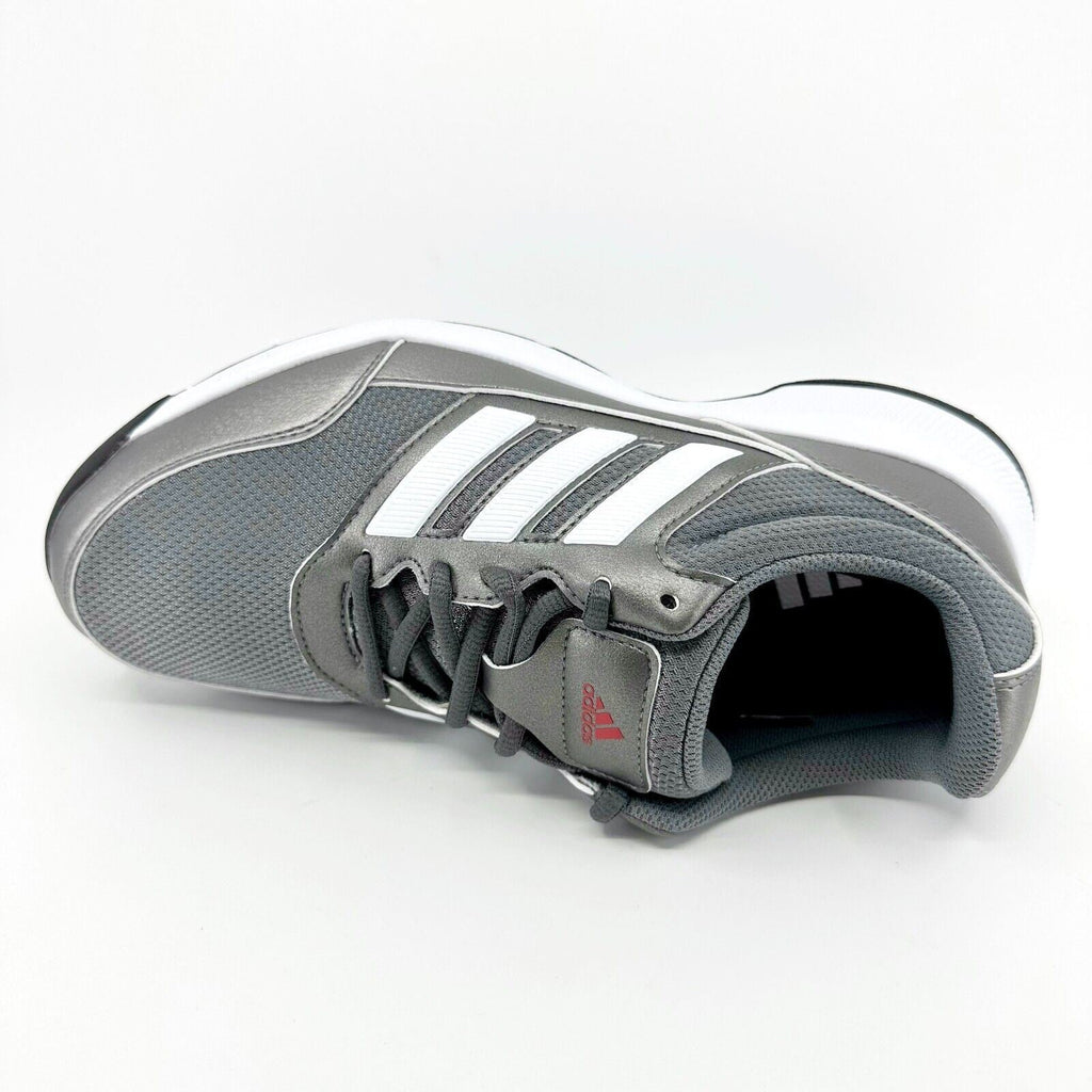 Adidas Tech Response 2.0 Gray Silver Metallic Mens Wide Golf Shoes EE9420