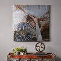 Silver Metallic Canvas A706