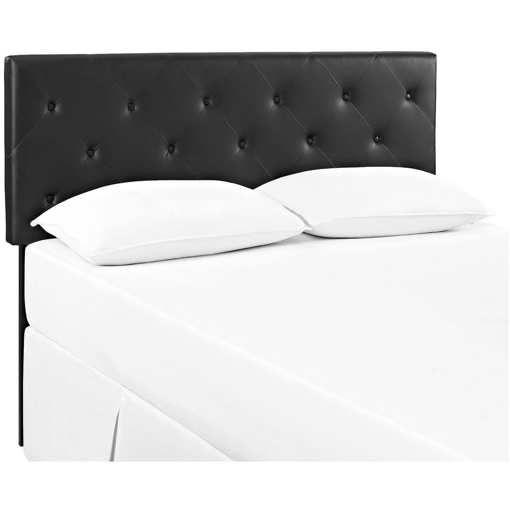 Black Full Vinyl Headboard T692056
