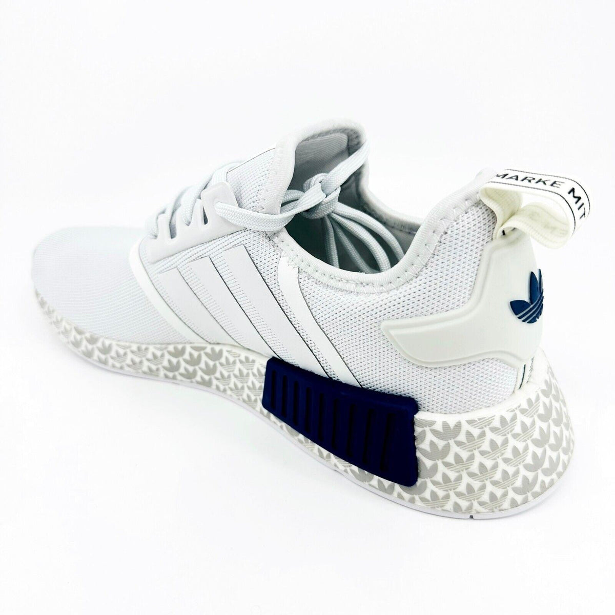 Adidas Originals NMD R1 Cloud White Royal Blue Mens Running Sneakers GY7368