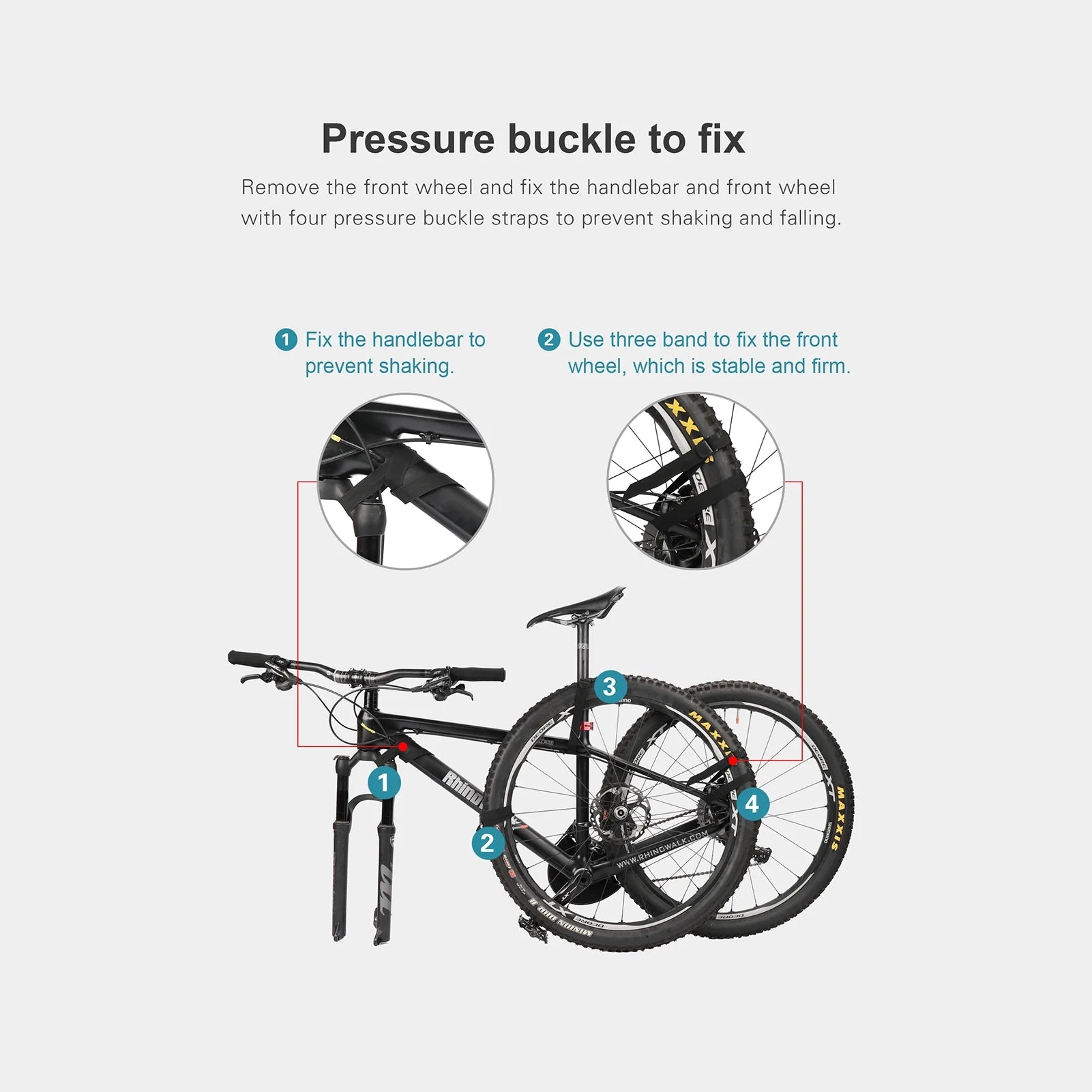 Black Water Resistant Bike Carry Bag S373846
