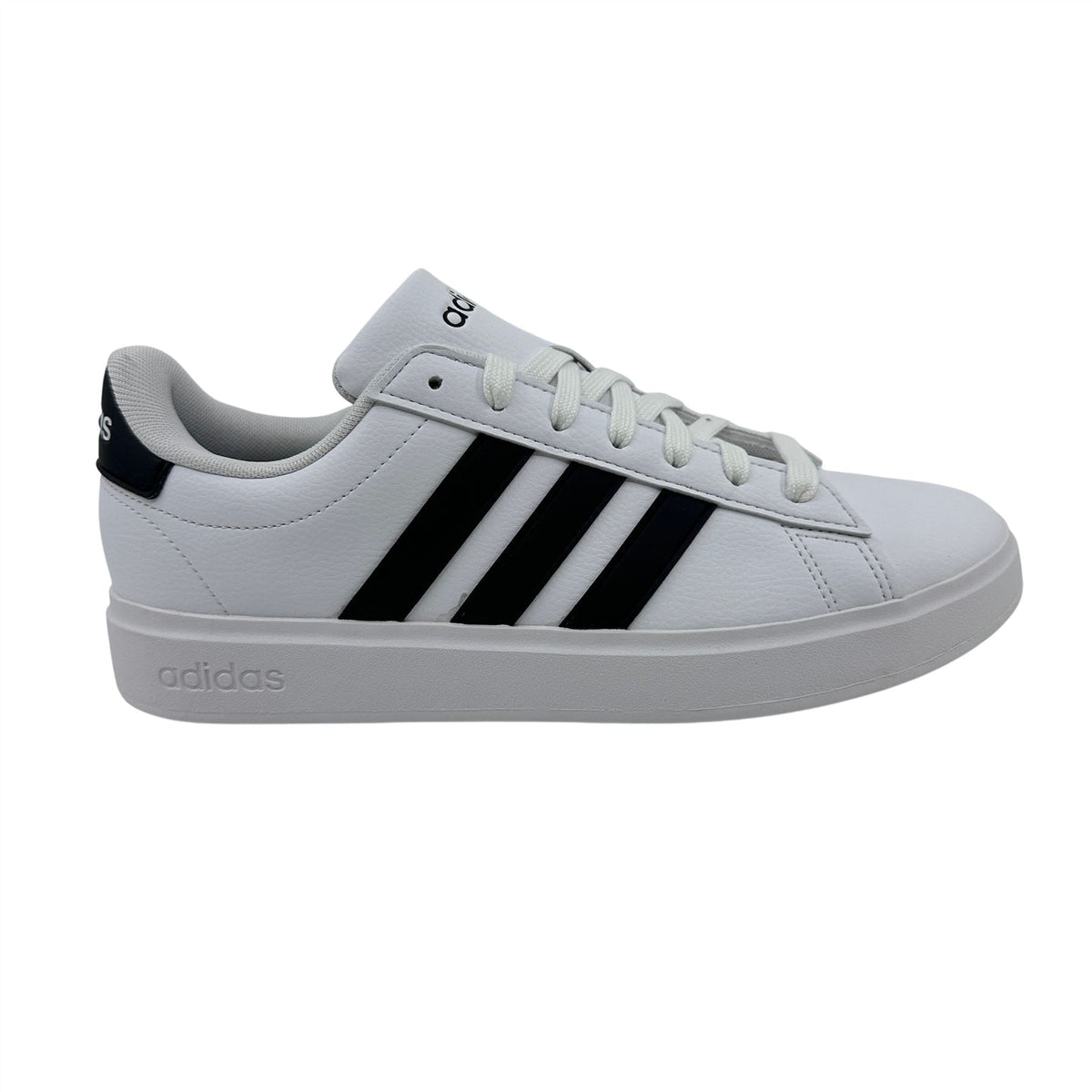 Adidas Grand Court 2.0 Cloud White Black Womens Athletic Sneaker (GW9214)