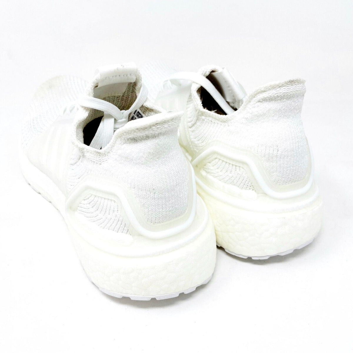 Adidas UltraBoost 19 Triple White Mens Size 8.5 Running Sneakers G54008