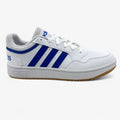 Adidas Hoops 3.0 Cloud White Royal Blue Mens Athletic Sneaker (GY5435)
